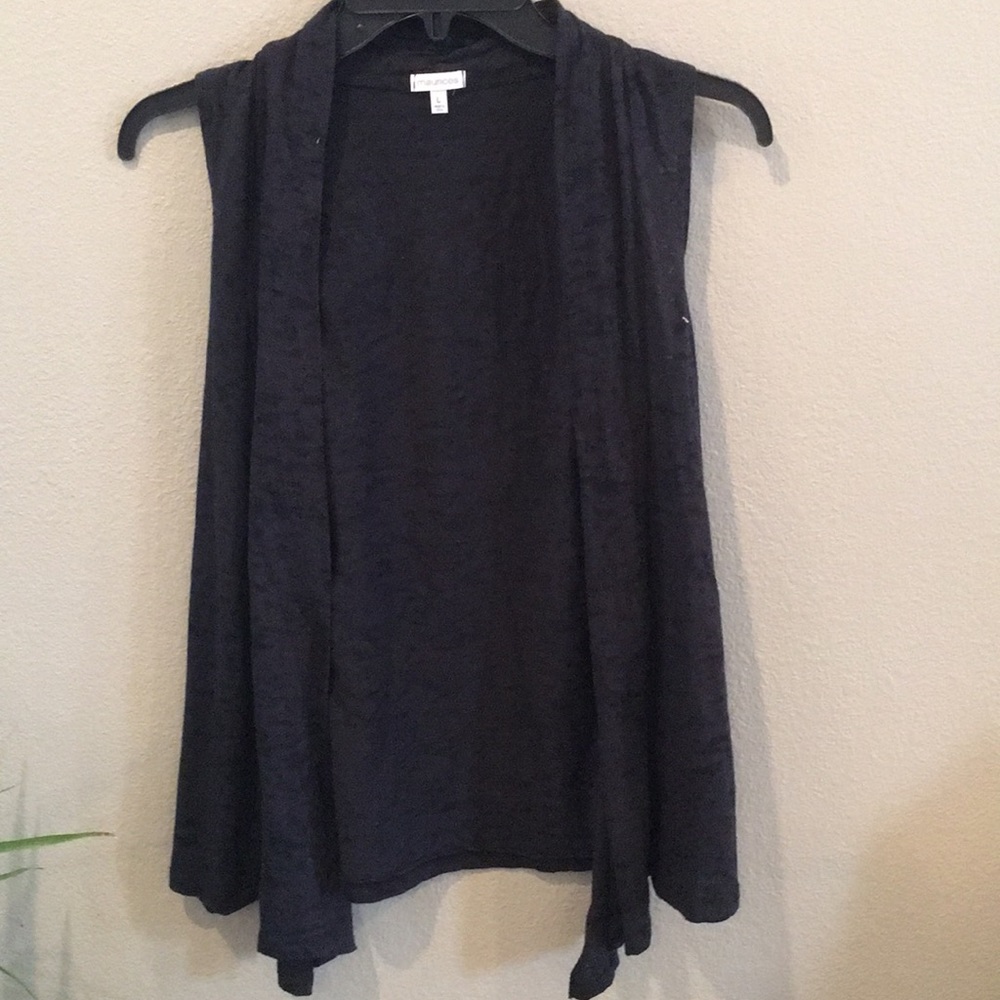 American eagle black vest size lg